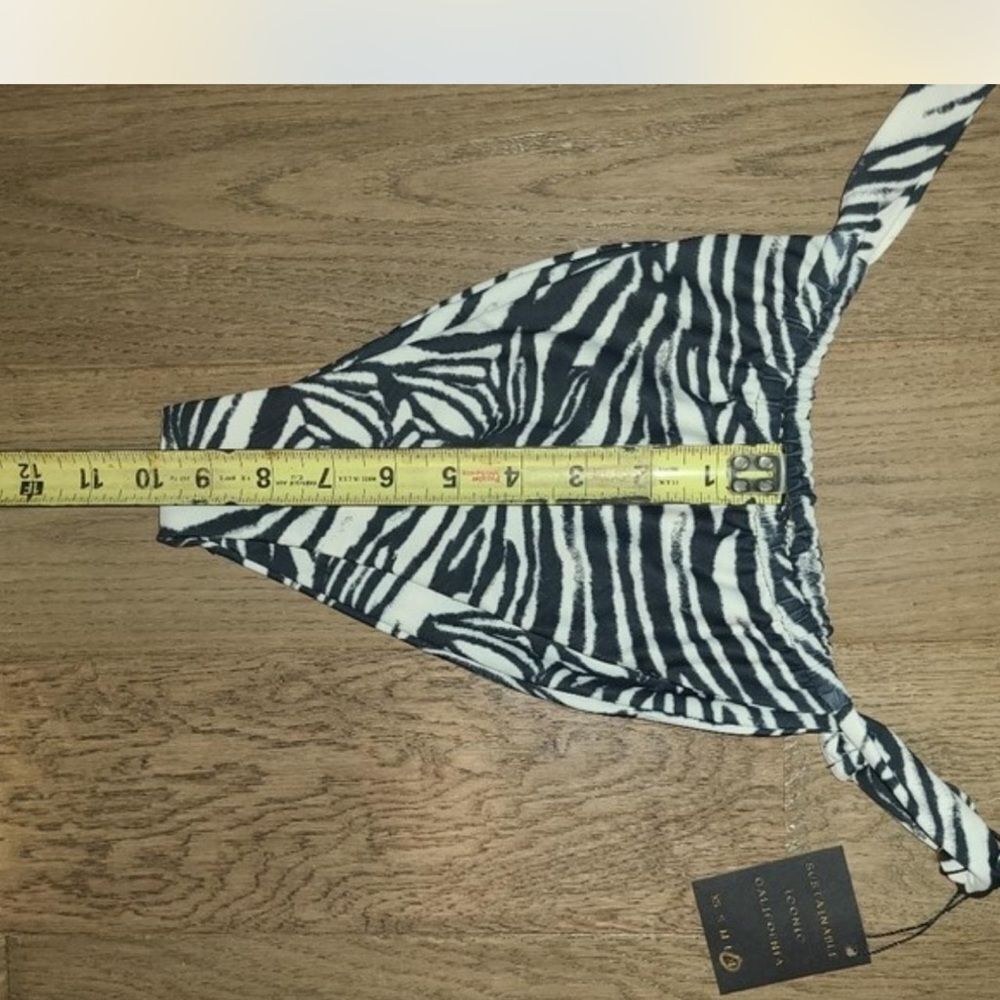 Skatie Zebra Print Bikini Bottom - Picture 5 of 6